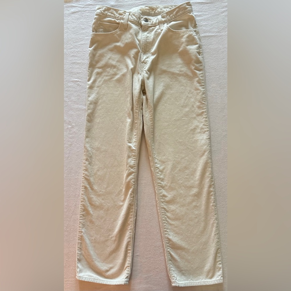 Levi's '94 Baggy Corduroys Cream Women's Size 30